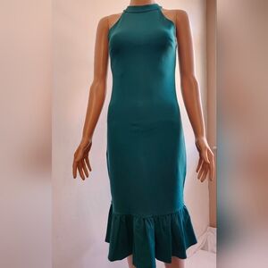 Teal Sleeveless Dress